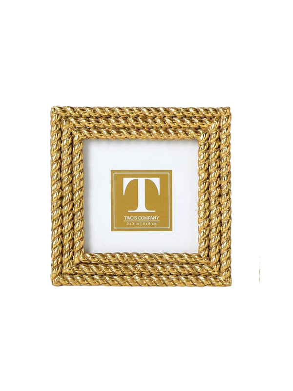 Gold Square Triple Rope Mini Frame