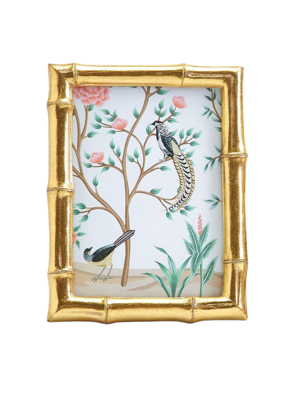 Gold Faux Bamboo 5x7 Photo Frame