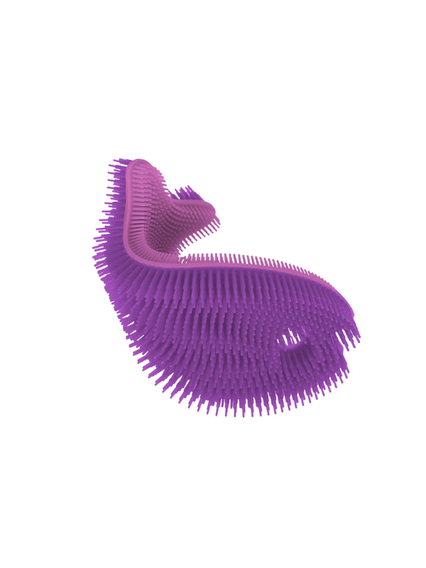 Purple Fish Innobaby Silicone Bath Scrub