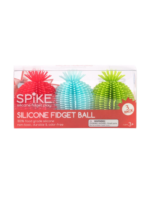 Spike Silicone Fidget Sensory Ball 3 Pack