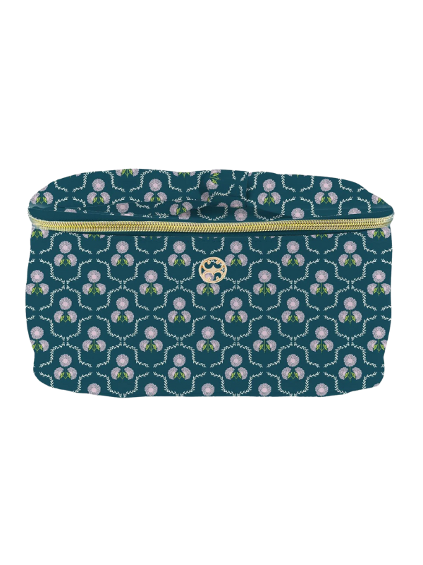 Kiss & Makeup Bag in Venice Vines