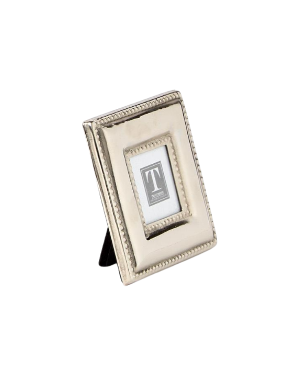 Silver Square Bead Mini Frame