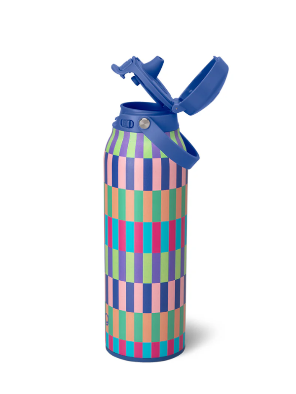 Brite Stripe EZ Fill 32oz Bottle by Swig