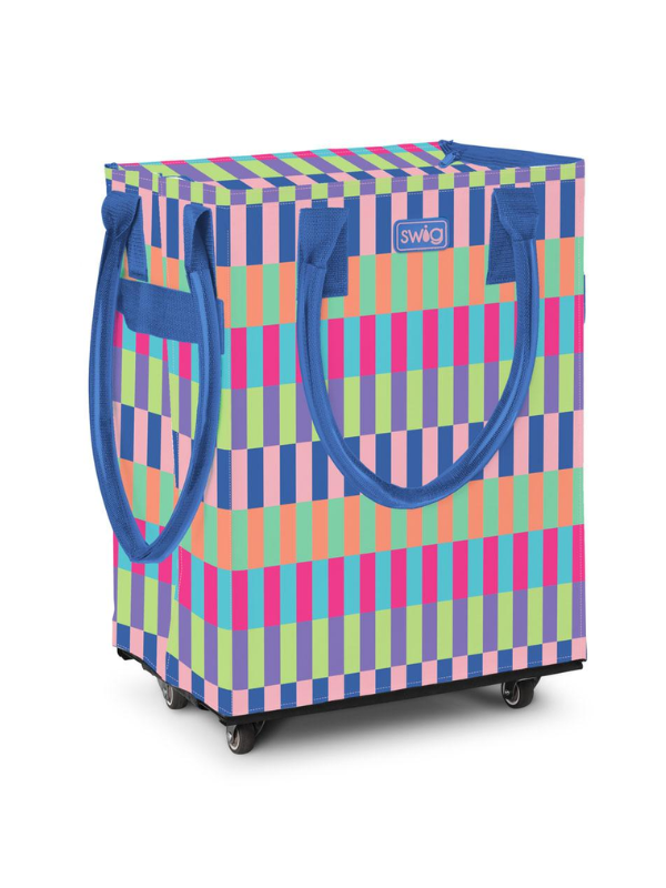 Brite Stripe Mega Tote Bag By Swig