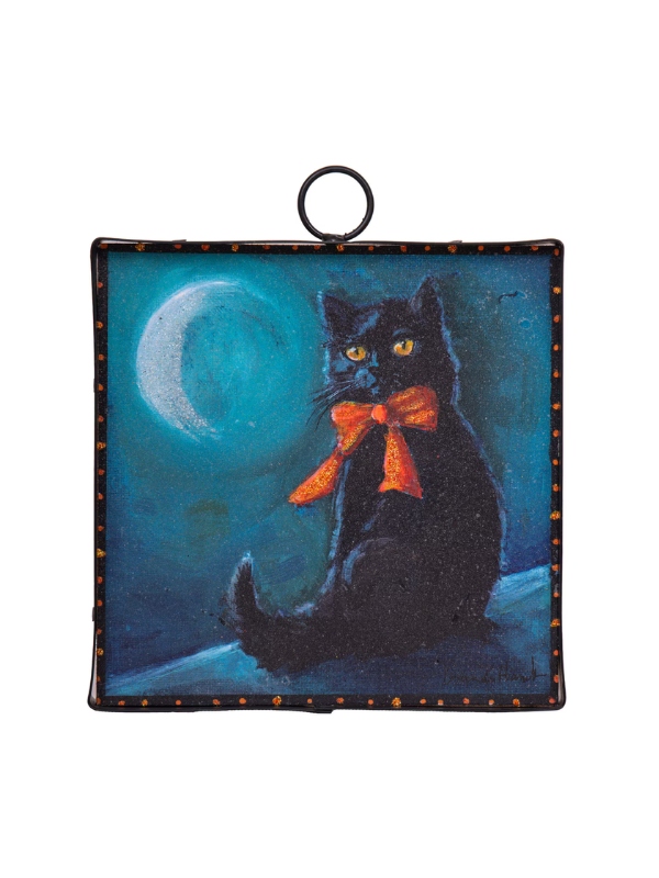 Mini Black Cat & Bow