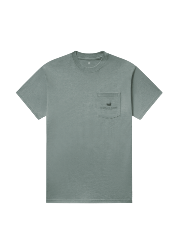 SEAWASH Tee - Mallard Headwaters in Burnt Sage
