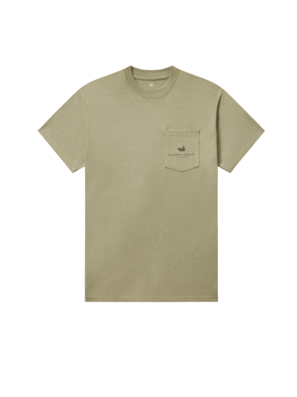 SEAWASH Tee -Undaunting Focus in Brigade Olive