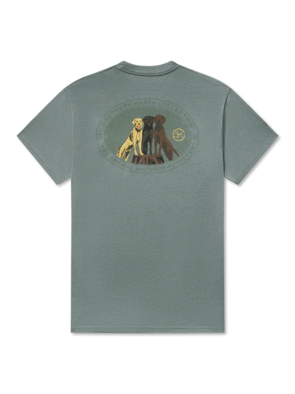 SEAWASH Tee -Lab Trio in Burnt Sage