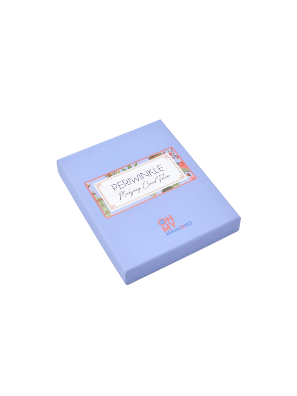 Periwinkle Mahjong Card Folio