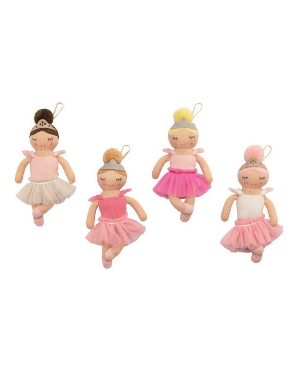 Plush Ballerina Ornament