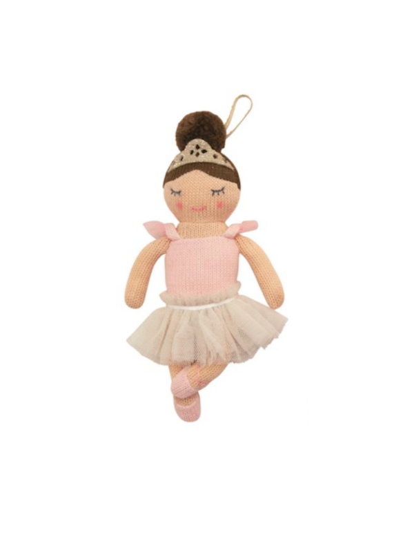 Plush Ballerina Ornament