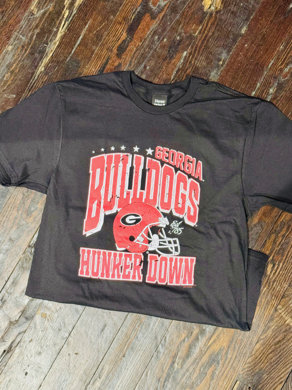 Hunker Down Tee in Black