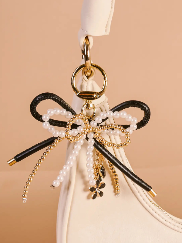 Layered Bows Bag Charm-Luxe Glam