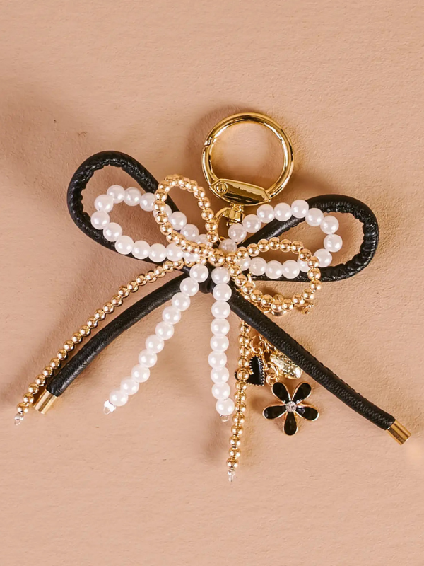 Layered Bows Bag Charm-Luxe Glam