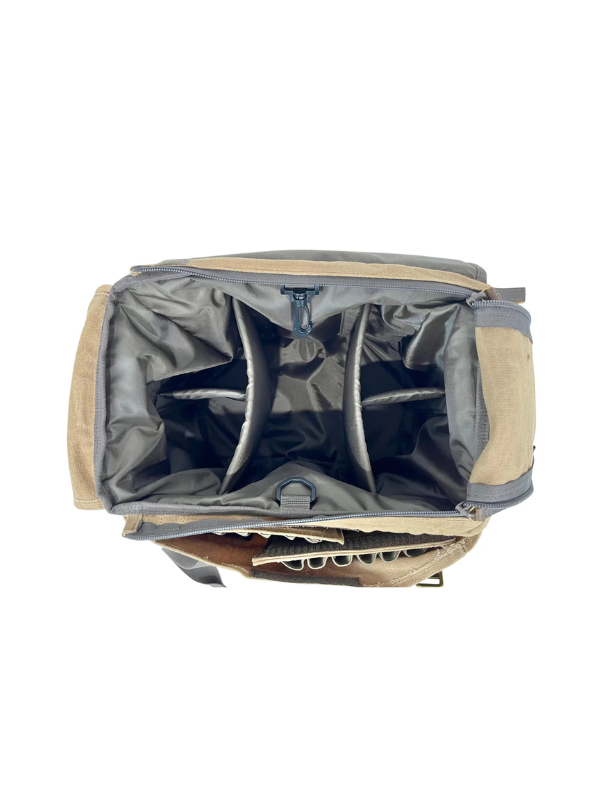 Waxed Canvas Blind Bag in Khaki