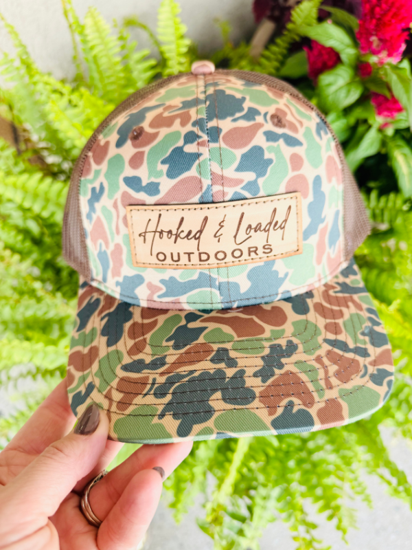 HLO Patch Blue & Green Old School Camo