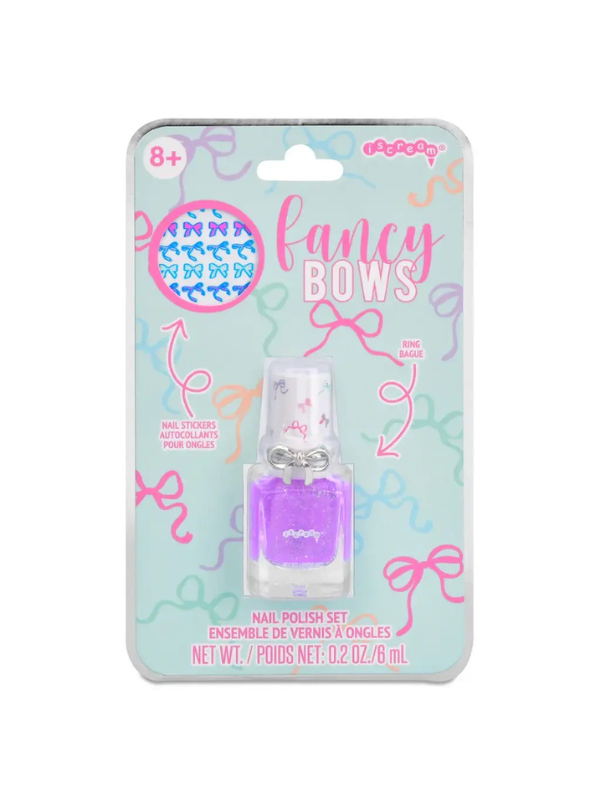 Fancy Bows Nail Polish & Ring Set