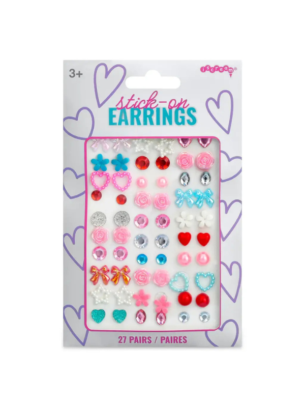 Sparkly Stick On Earrings