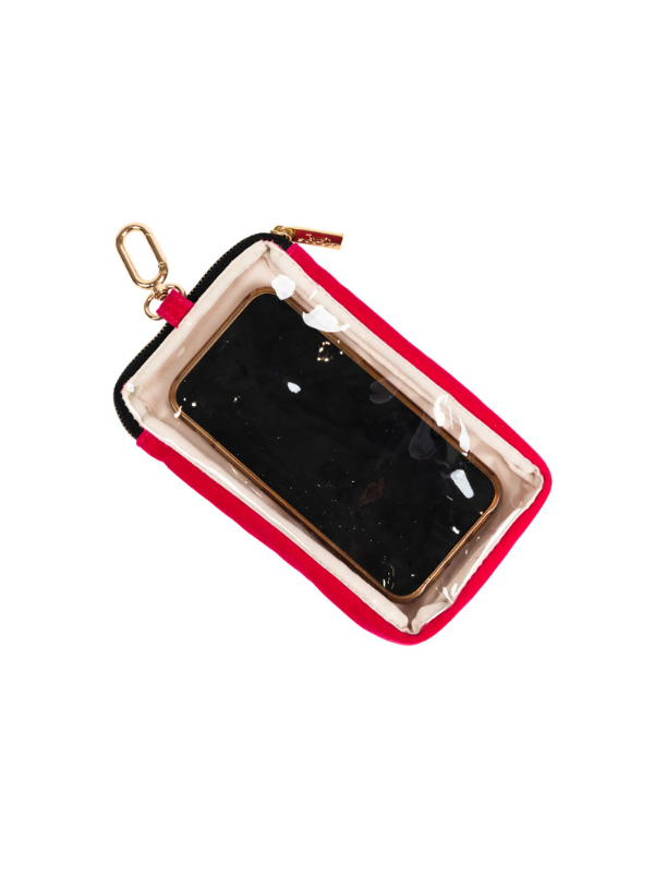 Pink Velvet Call Me Maybe Phone Pouch By Scout