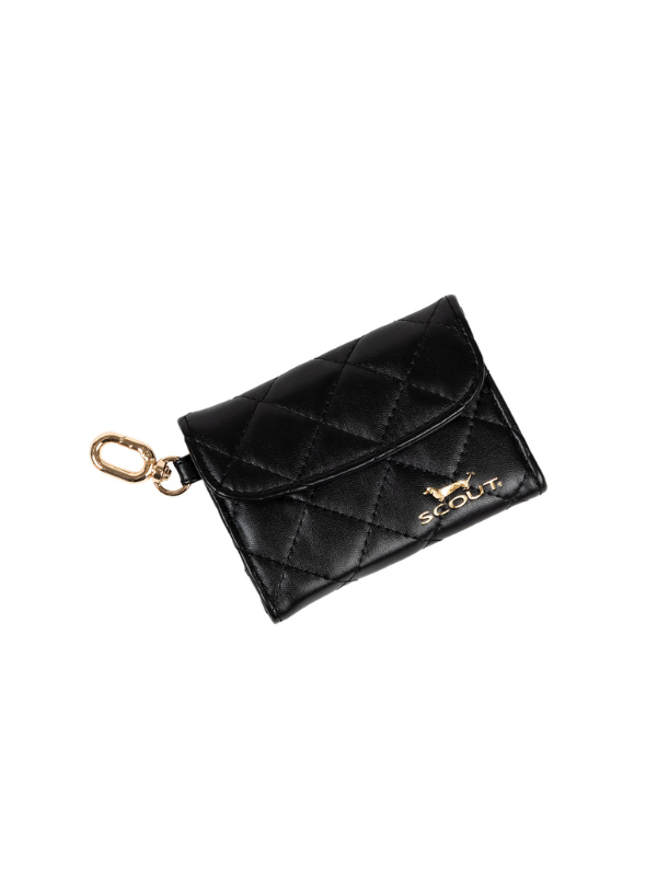 Black Quilted Street Cred Card Holder By Scout