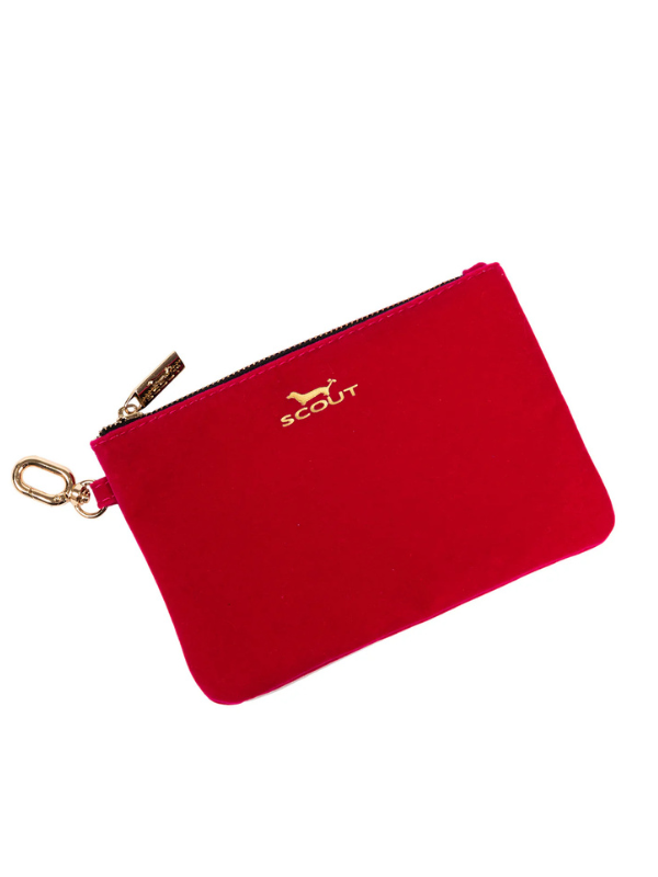 Pink Velvet The Carly Pouch By Scout
