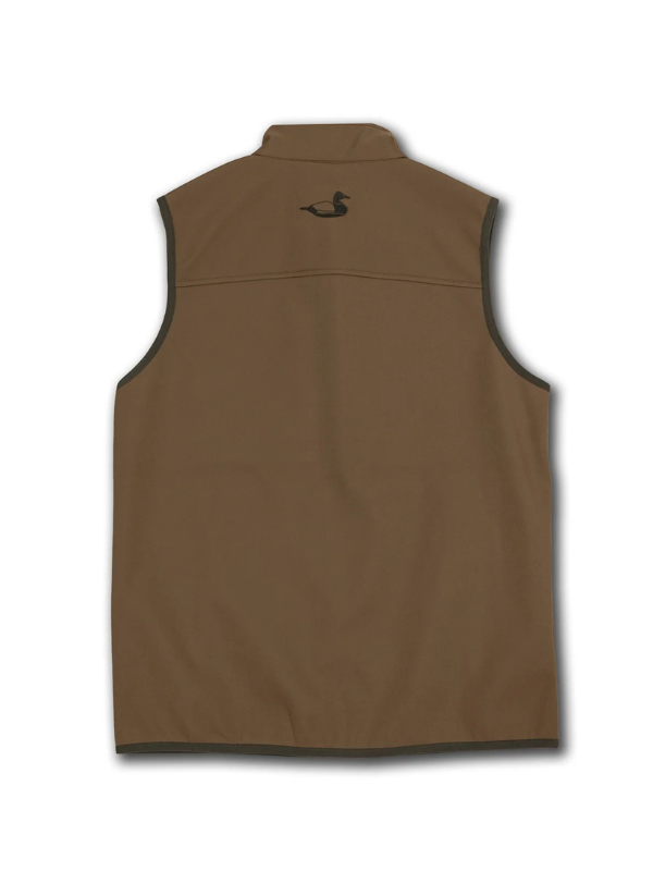 Pamlico Layering Vest in Brown By Dixie Decoy