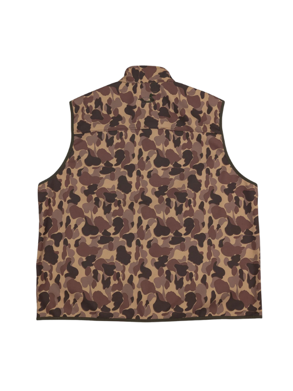 Pamlico Layering Vest in Frogskin Camo By Dixie Decoy
