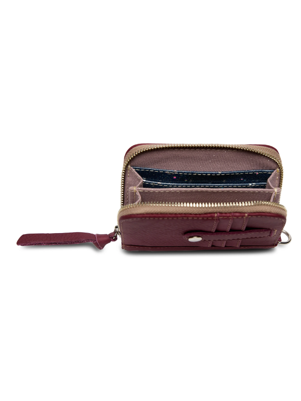 Plum Zippy Wallet By Consuela