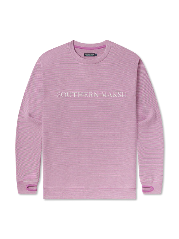 Sunday Morning Sweater- Upper Ridge in Iris By Southern Marsh