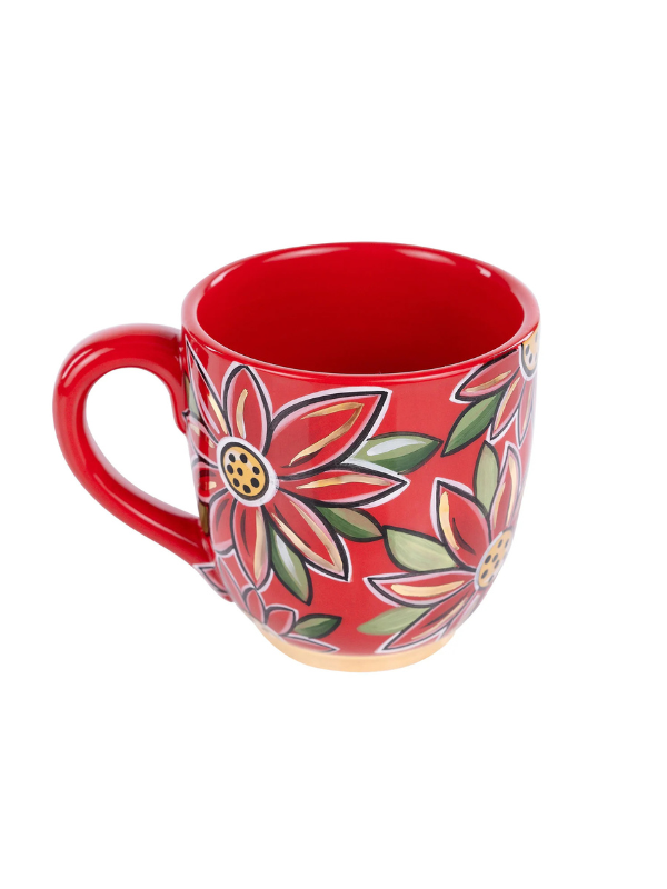 Poinsettia Mug