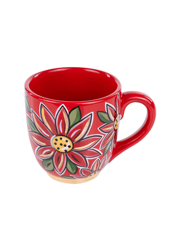Poinsettia Mug