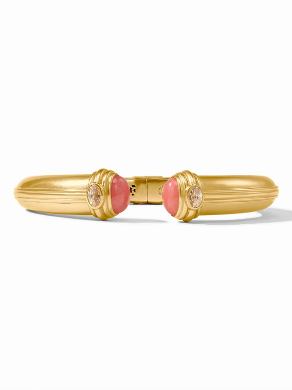 Melon Jade Portofino Gold Cuff by Julie Vos