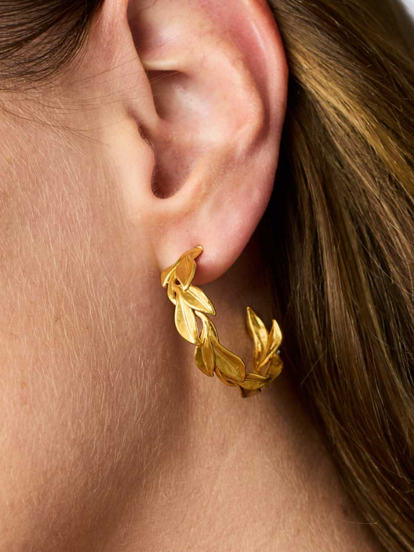 Willow Gold Hoops by Julie Vos