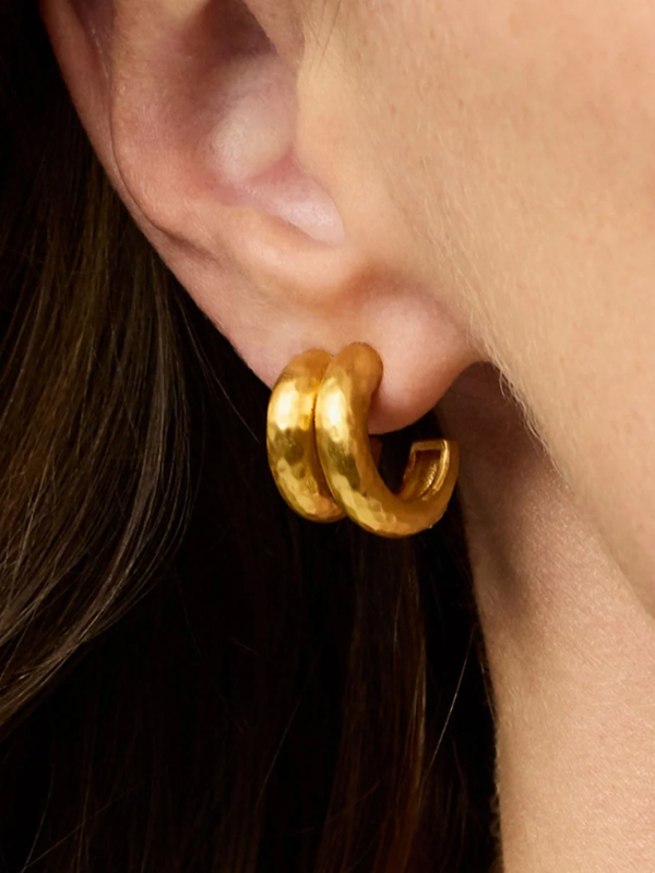 Havana Double Gold Hoops by Julie Vos