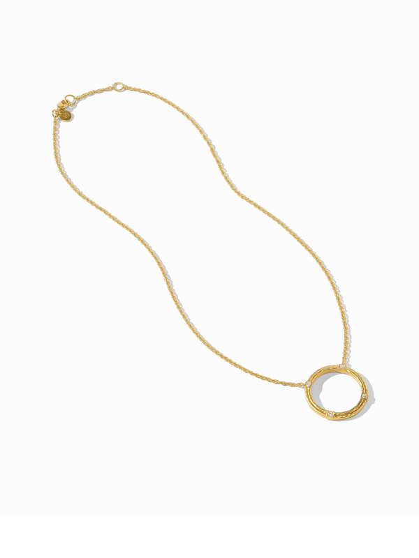Cubic Zirconia Astor Delicate Gold Necklace by Julie Vos