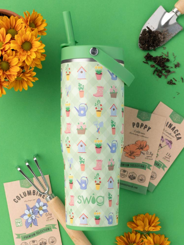 Green Thumb Leakproof To-Go 30oz Tumbler by Swig Life