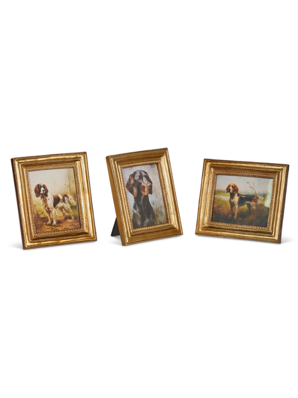 6" Vintage Bird Dog Framed Prints