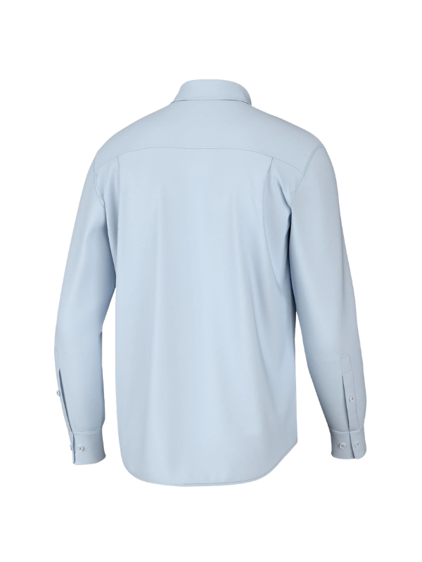 Hadley Classic Long Sleeve Button Down in Blue Sky by Southern Point Co.