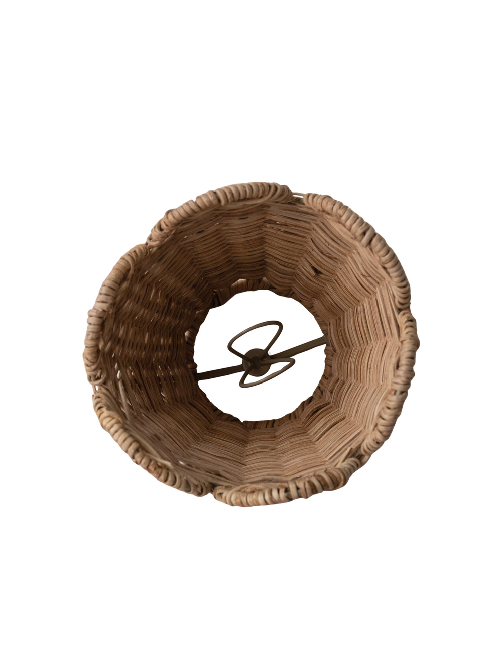 Hand-Woven Rattan Clip-on Sconce Lamp Shade