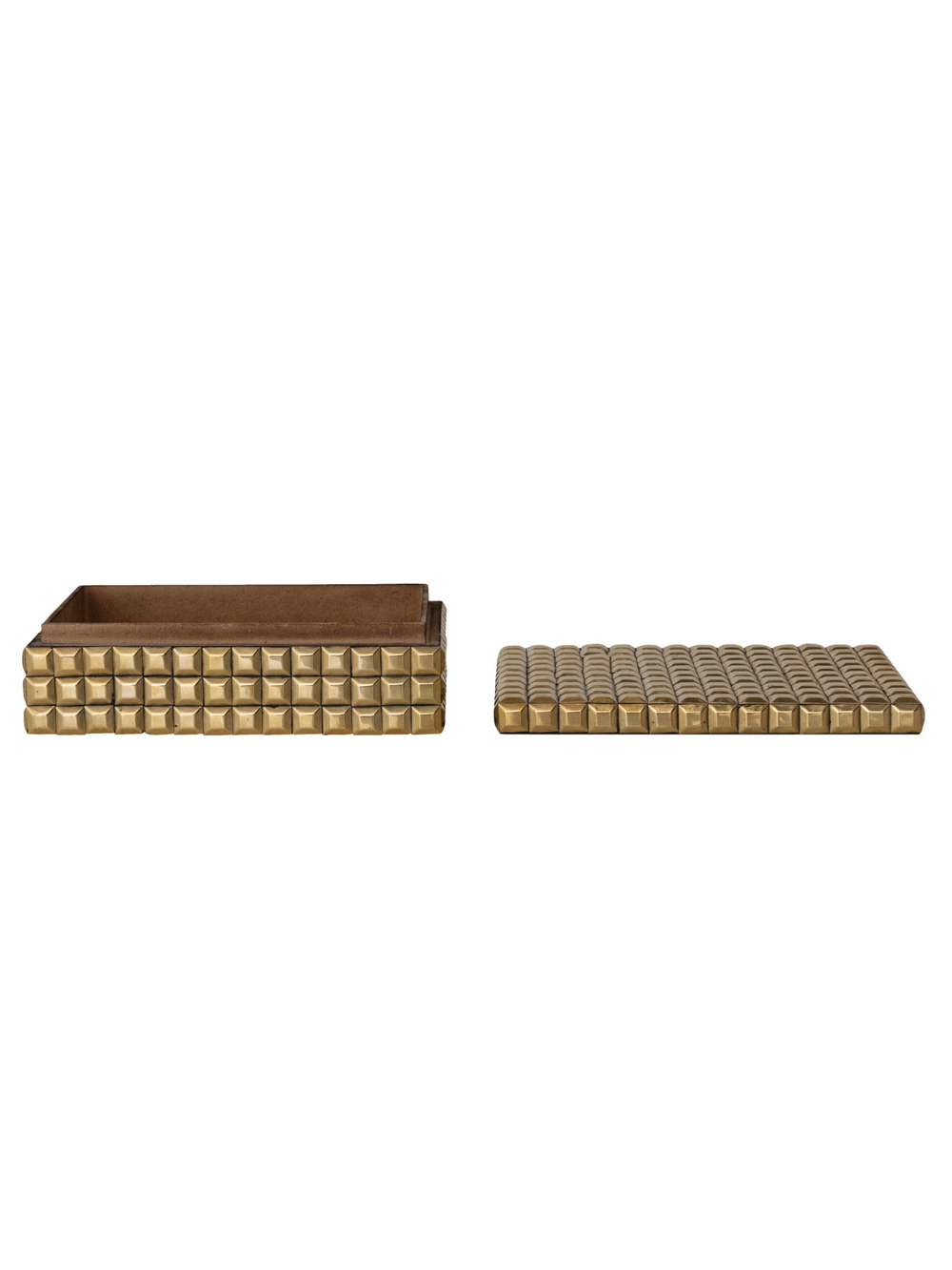 Wooden Brass Studded Box