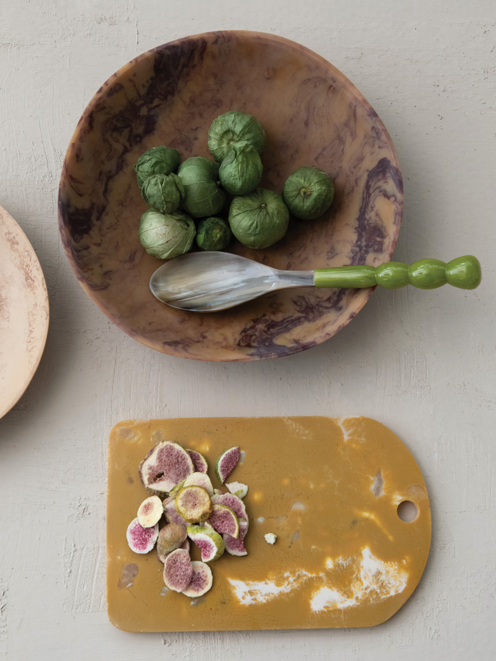 Marbled Resin Serving Board