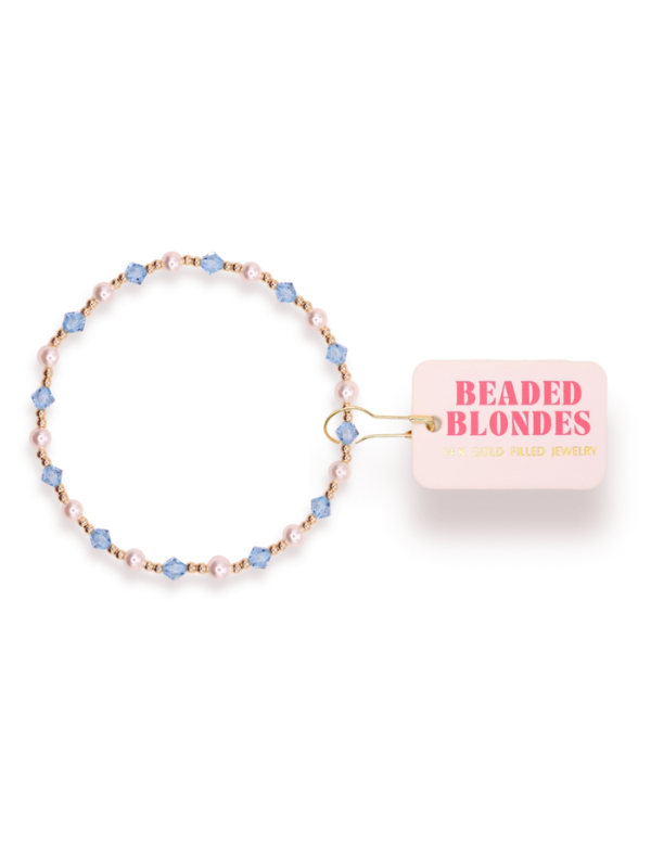 Extended Turquoise Pearl June Bracelet