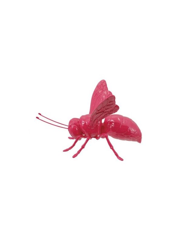 Resin and Wire Pink Bee
