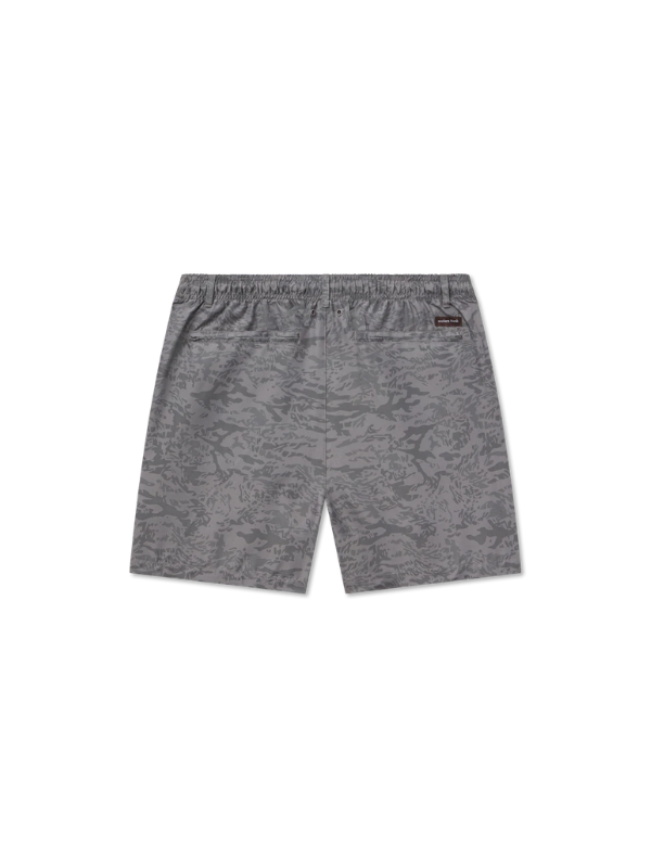 La Costa Lined Swim Trunk in Birkdale Dark Gray Camo By Southern Marsh