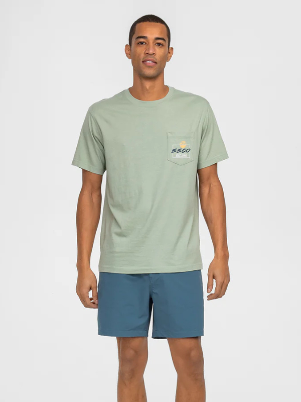 Bay Breeze Tee SS in Iceberg Green By Southern Shirt Co.