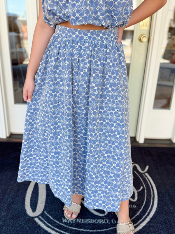 The Dailey Eyelet Skirt