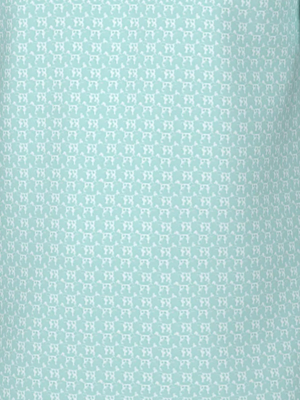 Hertiage Greyton Print Performance Polo in Pool Water By Southern Point Co.