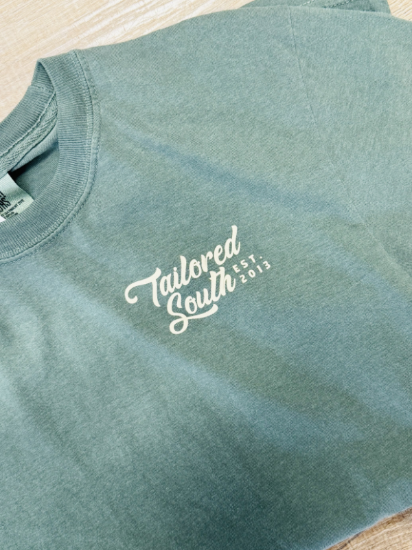 Hunter Harder Tee in Moss
