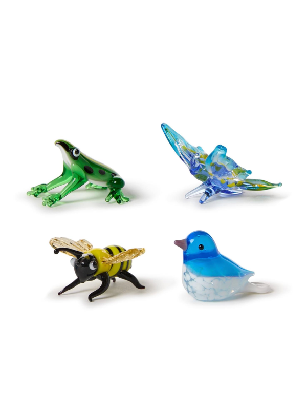 Spring Matchbox Art Glass Garden Creature