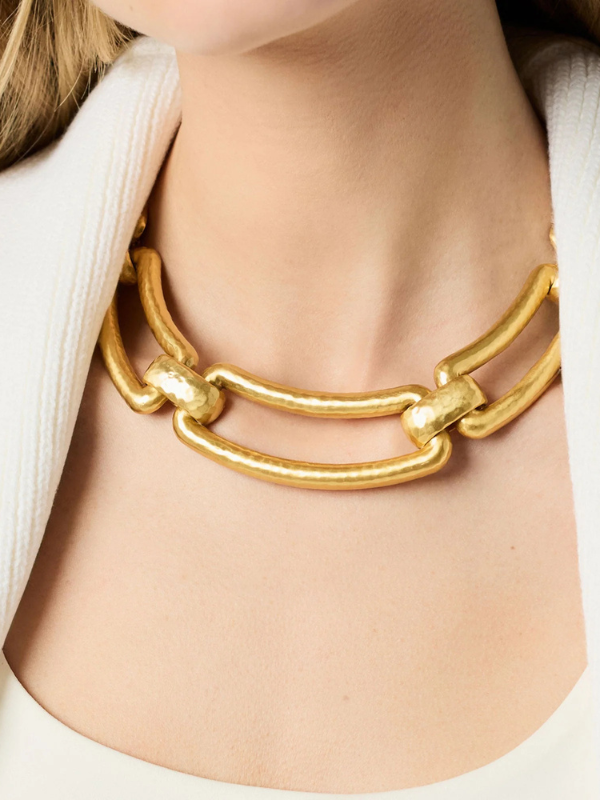 Sahara Collar Necklace in Gold By Julie Vos